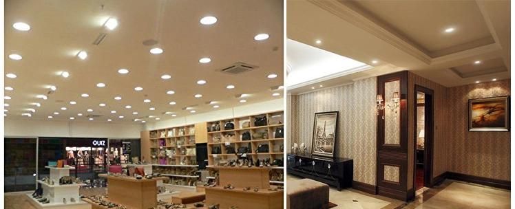 Round 6W 9W 12W 18W LED Ceiling Light with Ce RoHS