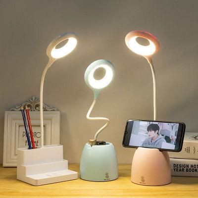 Dimmable Portable Charger LED Table Lamp LED Reading Lamp