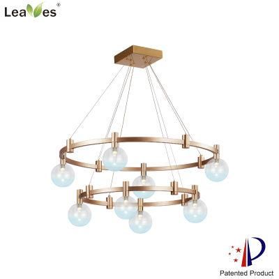 Amazing Decoration Modern Pendant LED Chandelier for Living Room, Home, Villa and Hotel CE ETL Certification Gold Hot Sales Euro