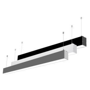 White/Black/Silver LED Ceiling Hanging Lighting for Living Room