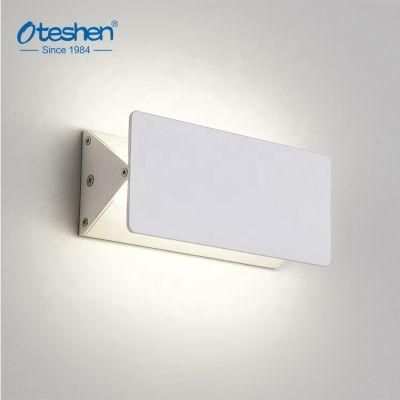 8W IP20 Indoor SMD LED Square Aluminum up and Down Wall Washer Surface Mount LED Wall Lamp