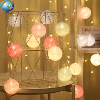 New Products Decoration LED Bulb Colored Global Bulb String Lights USB Charged Ce Factory Price