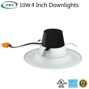 UL Es Aluminum Dimmable 10W 4 Inch Retrofit LED Downlight