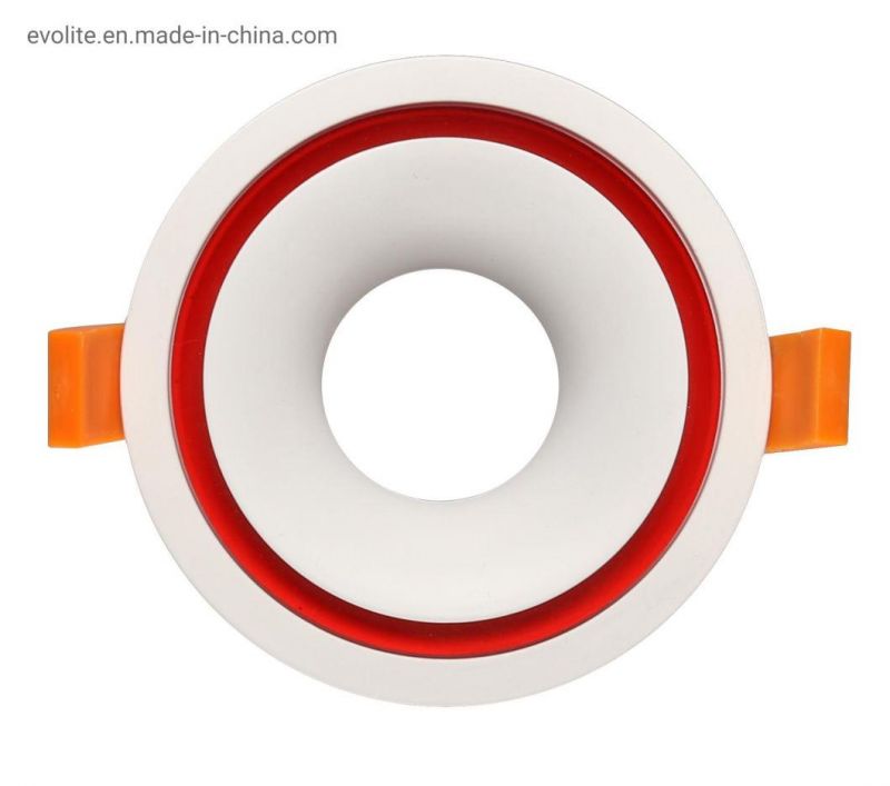 Home Waterproof LED Light Housing Lamp Shell LED Spot Light Casing Round Cutting Downlight Housing