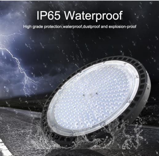 New Design Indoor Super Bright Dimmable UFO 100W-200W Industrial Shop Garage LED High Bay Light