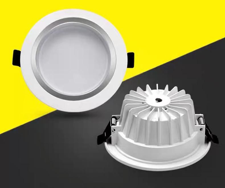 High Power LED Die Casting Aluminum Downlight SMD Spotlight Recessed Lighting with CE RoHS Hotel Project Lamps