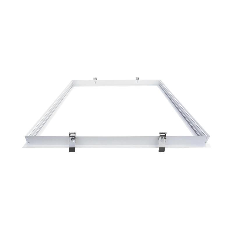 Matte White Color Recessed Mount Aluminum LED Panel Light Frame for LED Panel