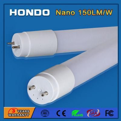 Shopping Mall Light Fixture 1200mm LED Light Tube 18W Dimmable LED T8