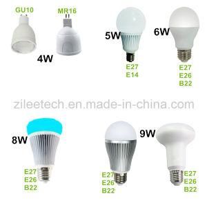 E27 E26 E14 B22 MR16 GU10 Lamp Base 5W 6W 7W 8W 9W LED Bulb Shell