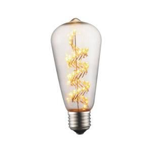 Christmas Decoration Edison Retro Spiral LED Bulb Light