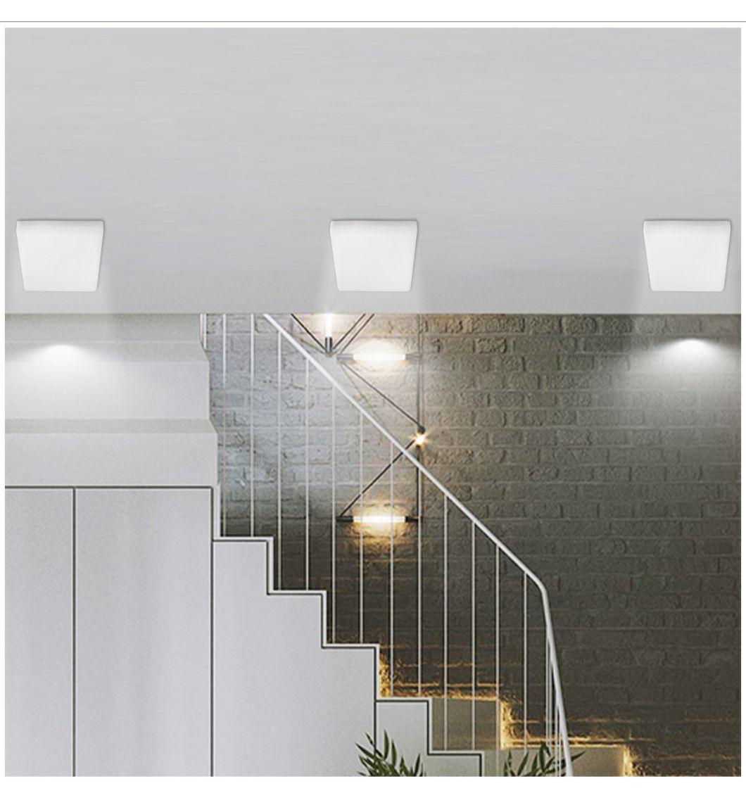 Square Concealed Surface Mounted Frame High Efficiency LED Office Panel Light