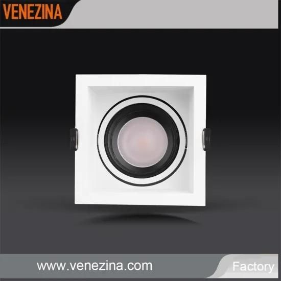 Venezina Lighting 6W/10W Square Shape Narrow Trim Spotlight Adjustable LED Light Ceiling Recessed LED Downlight