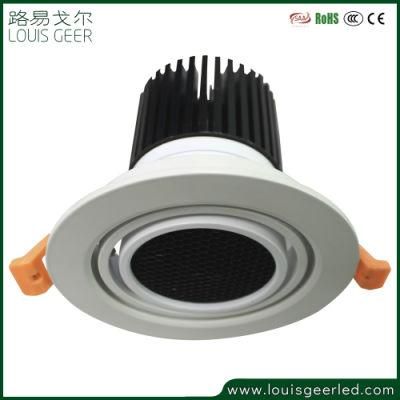 15W 230V Square Anti Glare LED Light Fixture GU10 Holder Deep Hole Recessed Downlight LED Spot Light