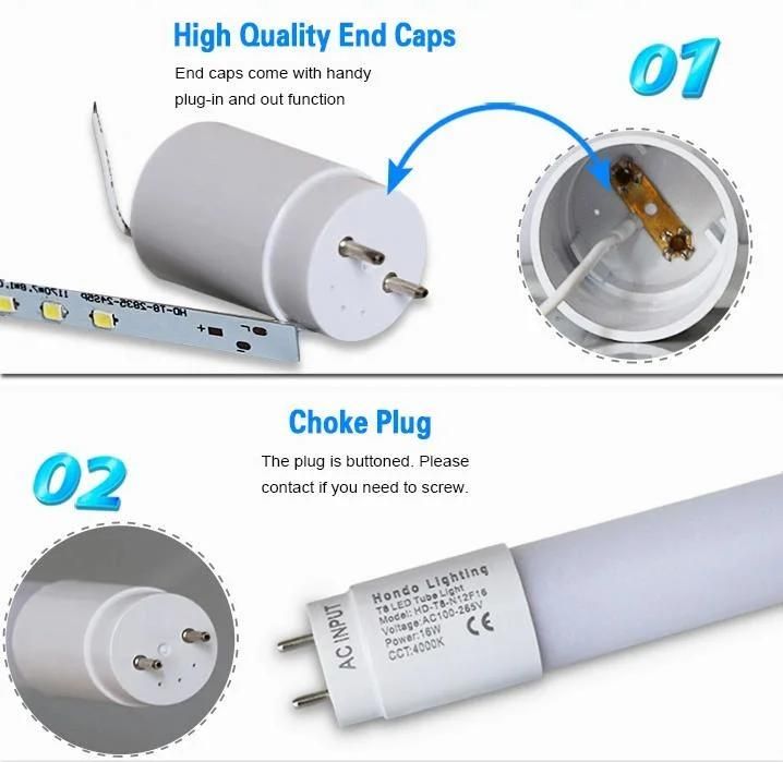 18W Lightings 120mm T8 LED Light Tube with CE RoHS