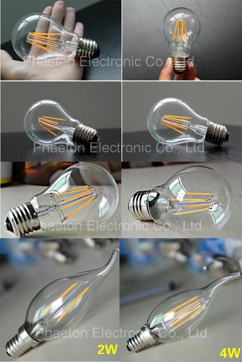 A60 E27 2W LED Filament Bulb (pH6-3001)