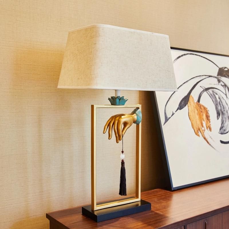 Classical LED Bedside Lamp Bedroom Chinese Table Lamp (WH-MTB-114)