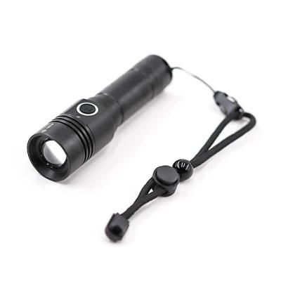 Rechargeable UVC Flashlight LED Ultraviolet Flashlight 18650 Battery IP65 for Doctor, Household