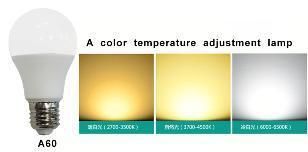 A60 E27 RGB 16digital Remote Control LED Bub 5W