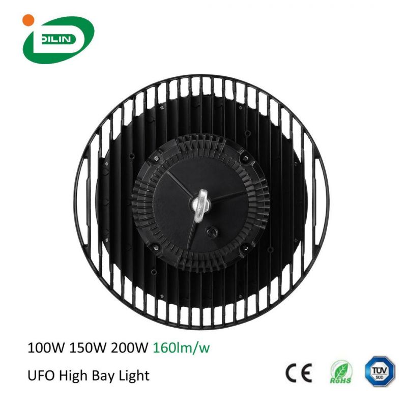 Interior LED Lighting UFO LED Highbay Industrial Ceiling Lamp Gym Studio Lamp 200W 150W 5year Warranty