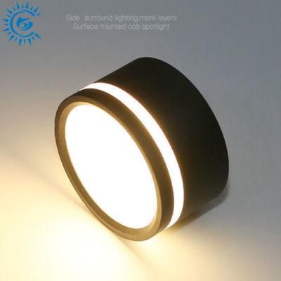 OEM ODM 3W 5W 7W 3000K 6000K CCT Dimmable Nordic Style SMD LED Downlight Surface Mounted Lamp for House Living Room