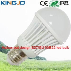 Hollow-out Design 7W E27 LED Bulb (KJ-BL7W-E03)