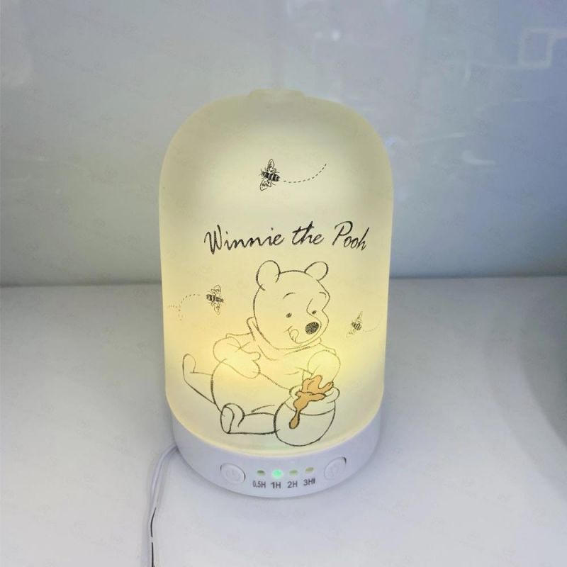 Disney Bedside Lights Glass Aromatherapy Lamp Night Light Winnie Pooh Disney Lamp