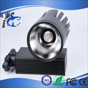 4000lm CRI90 15/30/40/60 Degree Flicker Free 40W COB LED Track Light Europe Quality