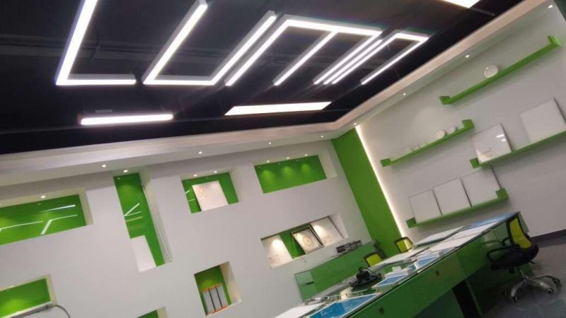 100 Lm/W LED Linear Trunking System Tube Light for Warehouse