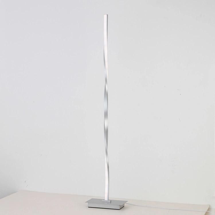 Silver Line Simple Home Bedroom Living Room Personalized Lighting Intelligent Dimming LED Floor Lamp