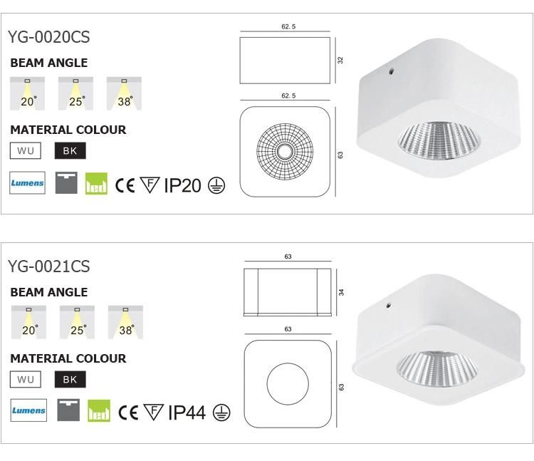 IP44 4W 2700K 3000K 4000K Cabinet LED Light Ceiling Light