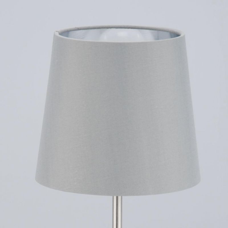 How Bright Promotion Item E14 Metal & Fabric Shade Desk Lamp for Home Living Room Office Table Lamp