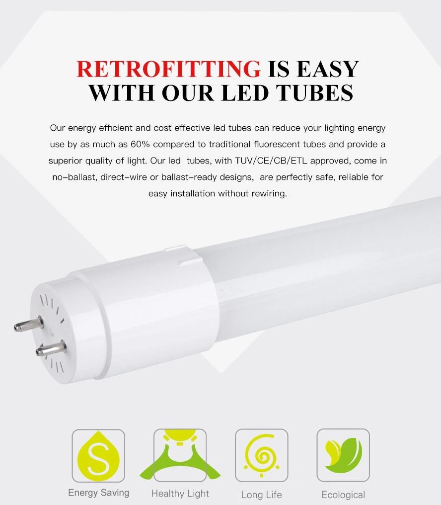 UL Listed T8 Glass LED Tube