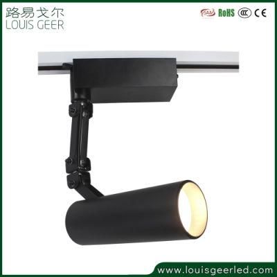 Modern Office Simple Creative 12W 15W 30W 36W Black Aluminum LED Track Light