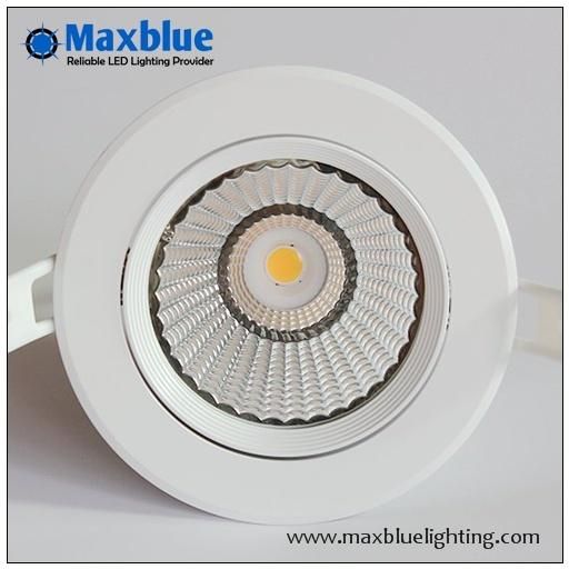 CRI90+ Epistar COB Triac/0-10V/Dali Dimmable LED Downlight