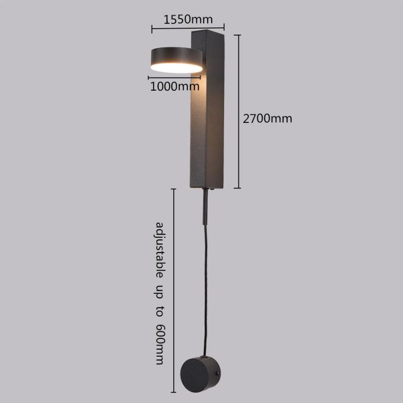 Masivel Factory Modern Indoor Switch Dimmable LED Wall Lamp