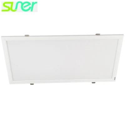Recessed Square Backlit LED Panel 2X4 FT (600X1200mm) Ceiling Troffer Light 72W 100lm/W 6000-6500K Cool White