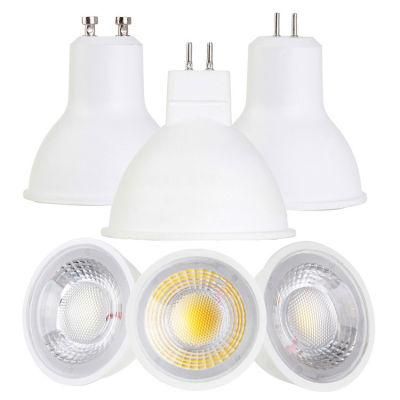 SMD/COB 7W 630lm 220V 24/36/60 Degree Lens LED Spotlight Bulb MR16 Gu5.3 LED Lamp