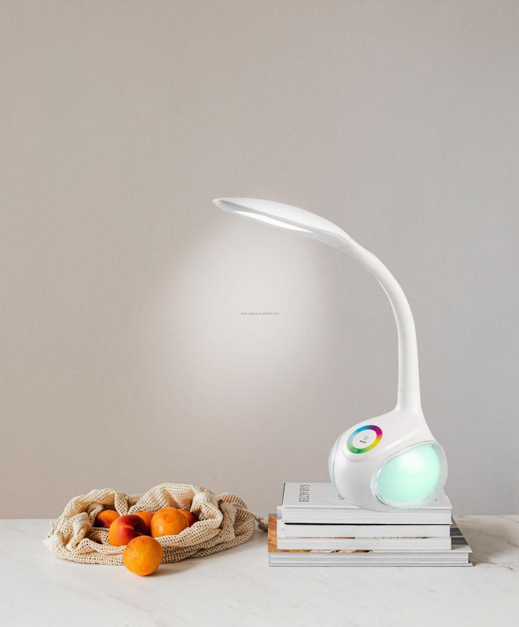 LED Gooseneck Wholesale LED Desk Lamp RGB Color Change Table Lamp