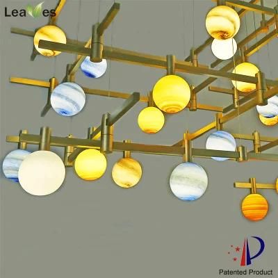 CE ETL Certification Ring Euro LED Chandelier for Living Room, Home, Villa and Hotel Creative Personality Decorative Modern Pendant Gold