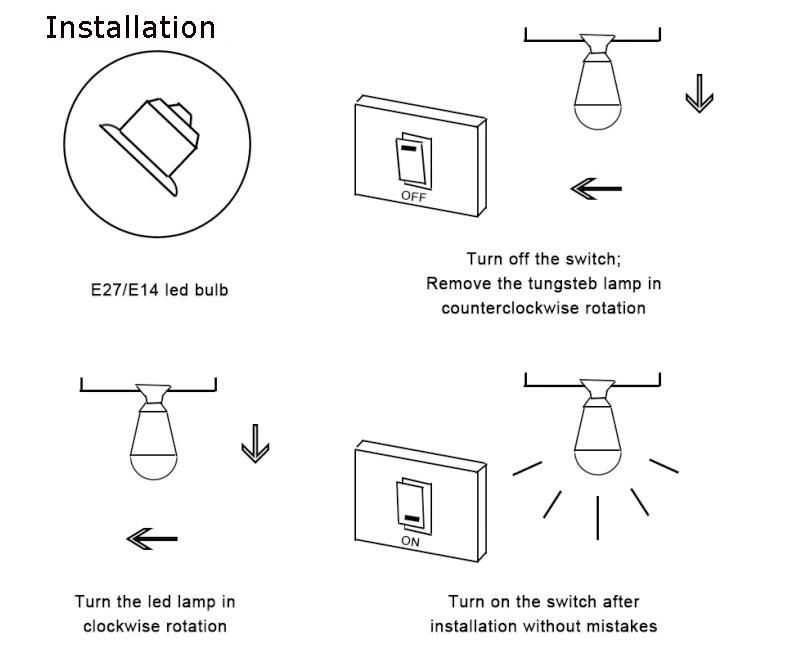 LED Bulb 5W 7W 9W E27 B22 Indoor Lighting LED Lamp Energy Saving Bulb China Manufacturer