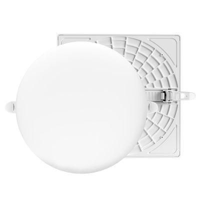 Keou Patent Dimmable 70-205mm Panel LED 18W Frameless Round LED Panel Light 18W