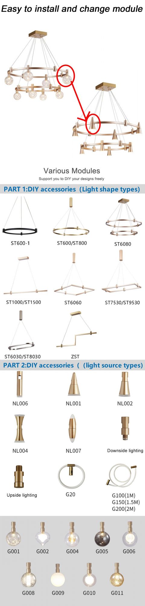 CE ETL Euro Modern Magnetic Spotlight IP44 LED Track Light Gold Aluminum LED Pendant Lamp