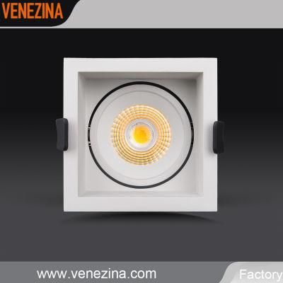 Dimmable Recessed Downlight Fixture with Trondic Driver LED Ceiling Down Light for Shopping Mall