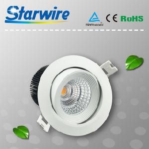 Retatable LED Downlight 8W/9W COB Downlight with Driver