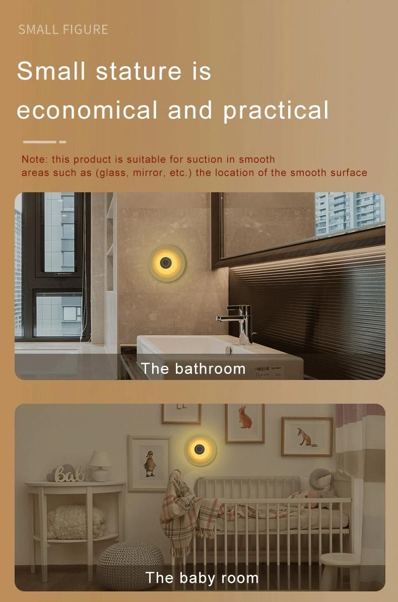 Dropshipping Smart Induction ABS PVC Chuck Adsorption Type Induction Night Light Rechargeable Portable Induction Light 2022