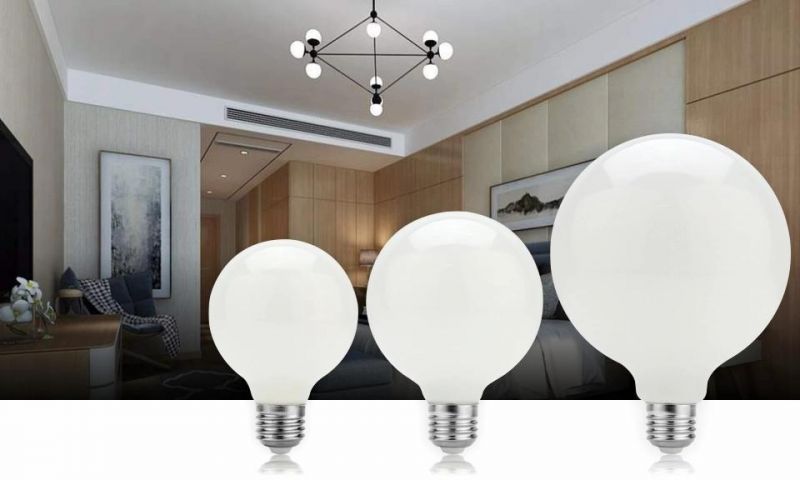 G80 G95 G125 Milky Glass Bulb E27 5W LED Light Bulb AC 175V-265V Globe Ball Bulb Cold/Warm White Lampada LED Lamp