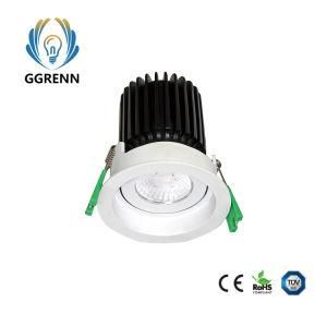 100-240V 50000h Round White Decorative 15W Hotel Spot Light with Ce RoHS TUV SAA Approved
