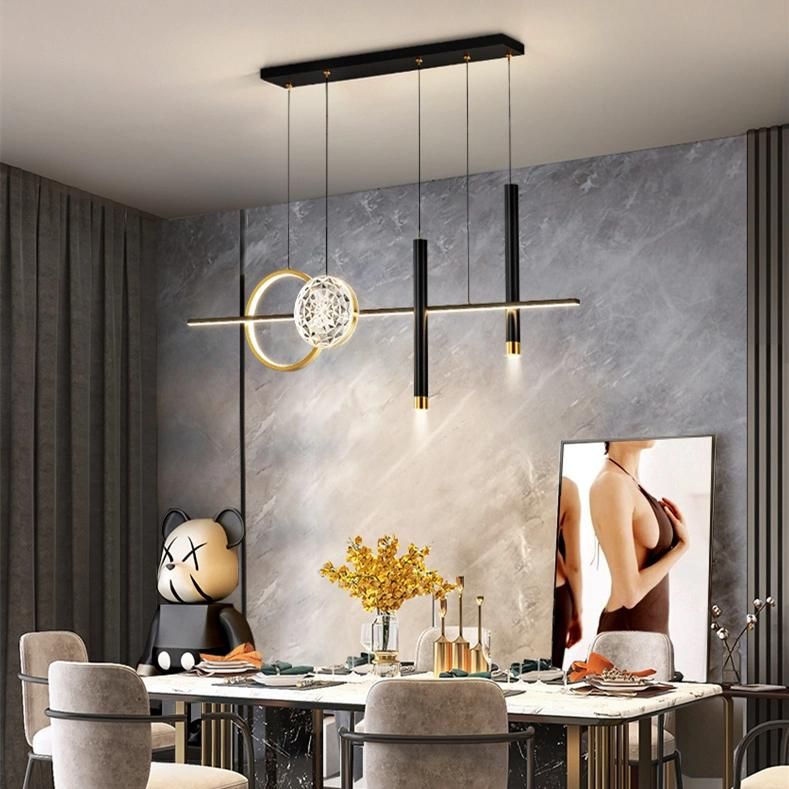 2022 Black Night Star Fashion LED Pendant Hanging Dining Room Light