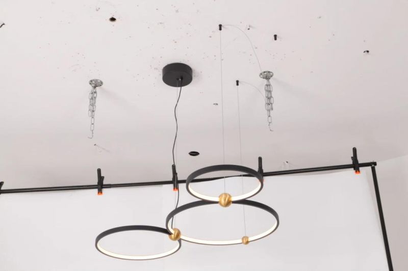 Masivel Lighting Modern Ring LED Pendant Light for Kitchen Decorative Chandelier Light