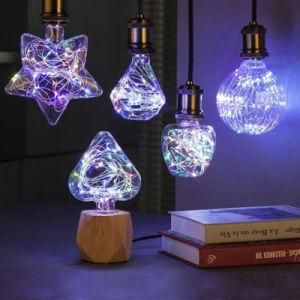 Decoration Heat-Shaped Copper Wire LED Bulb Light